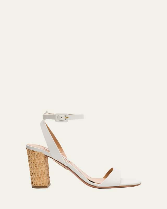 Sunseeker Leather Ankle-Strap Sandals